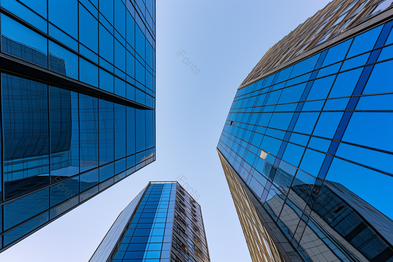 实拍蓝色大楼办公楼室外摄影背景,高清,摄影图,摄影图片,图片大全,摄影图免费下载